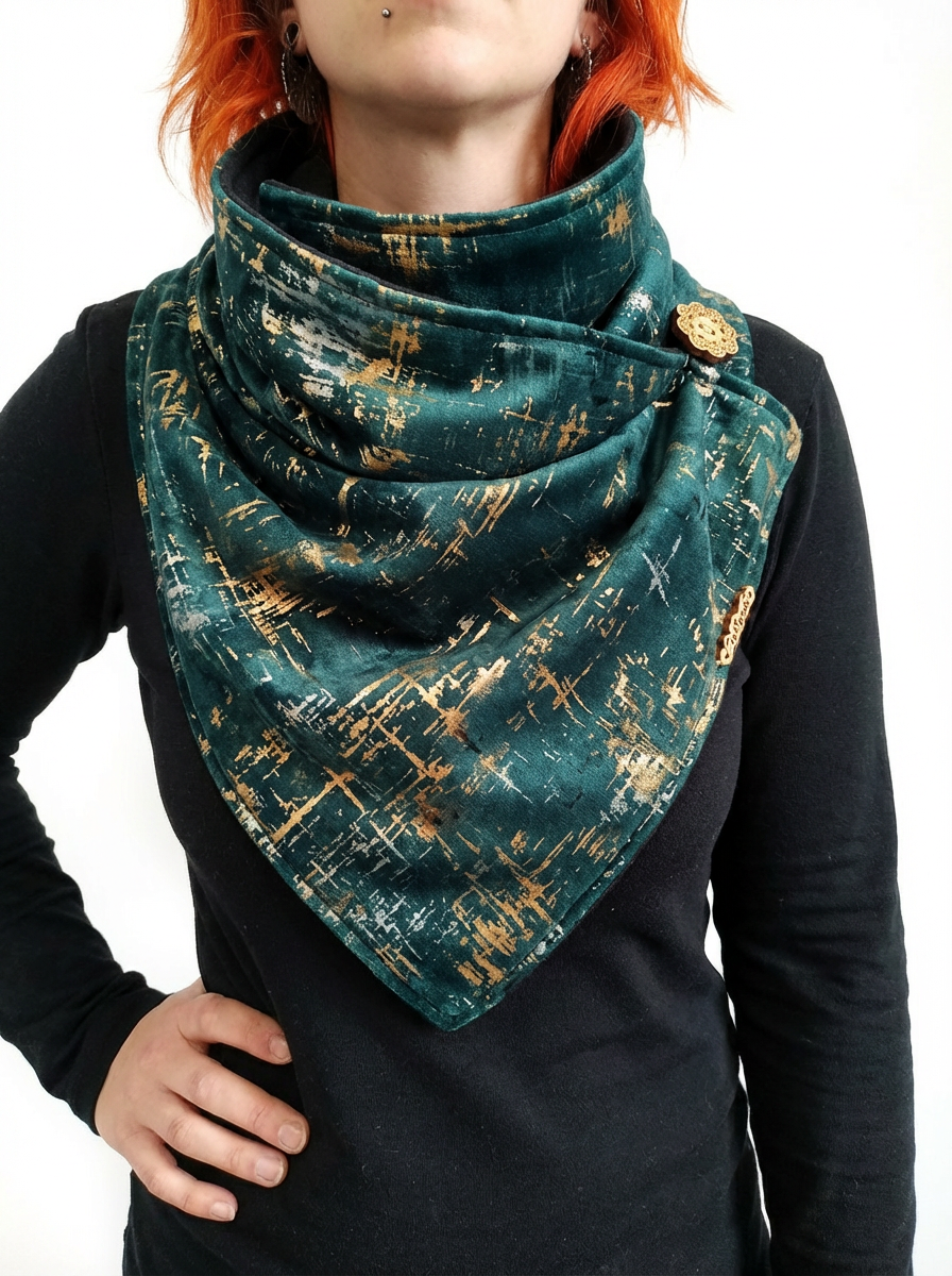 Écharpe tour de cou chic