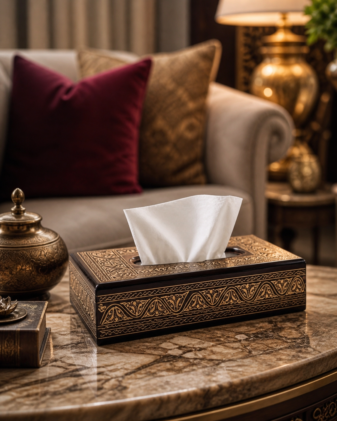 Luxury Tissue Box Holder
