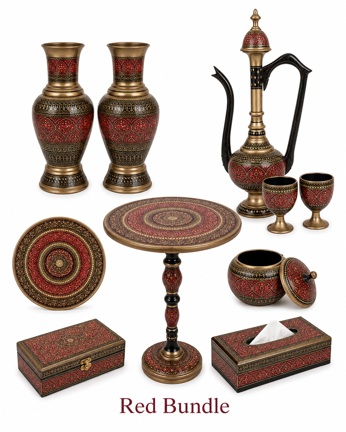 Red Bundle Decorative Set