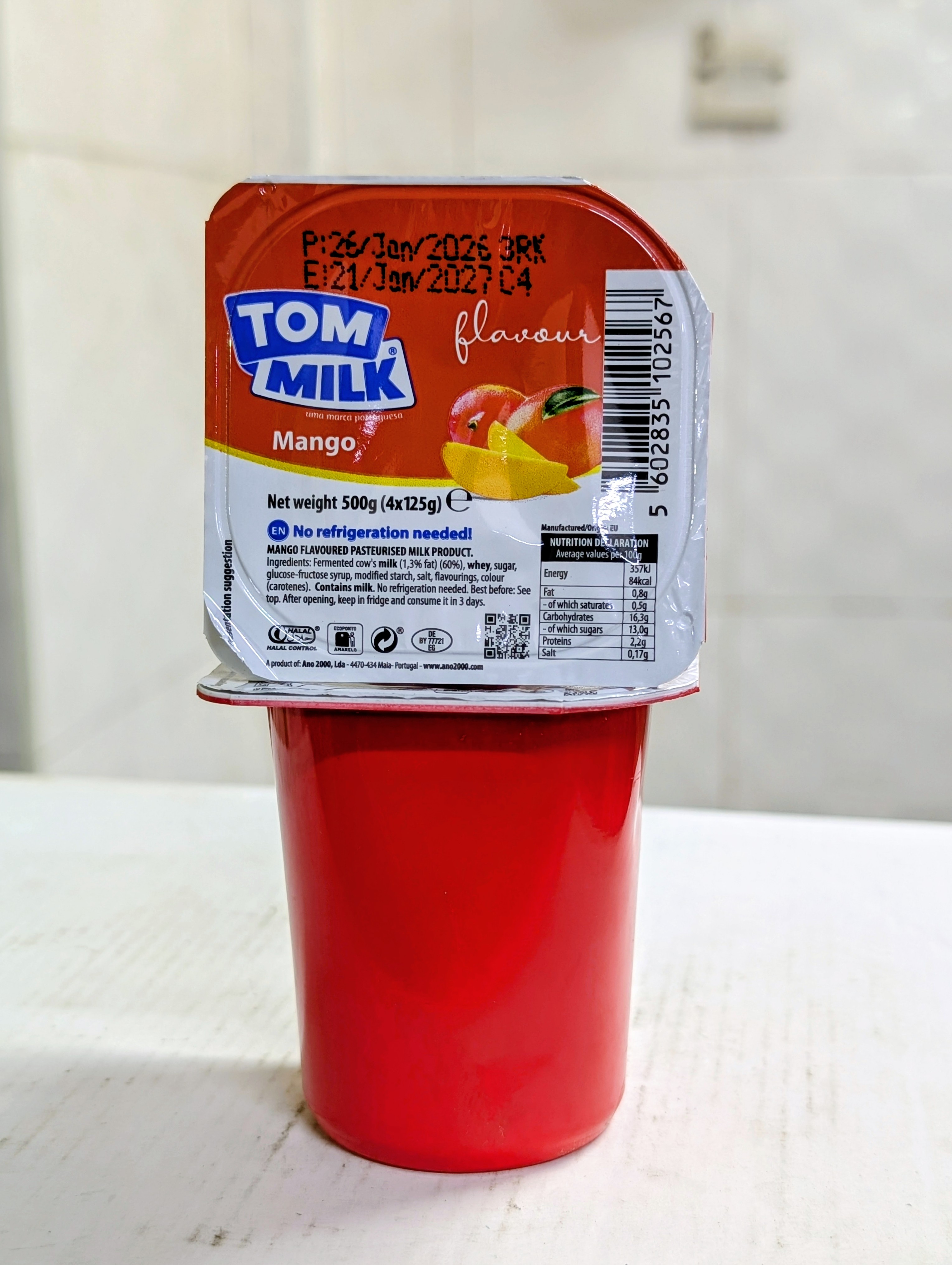 Tom Milk Mango Yogurt