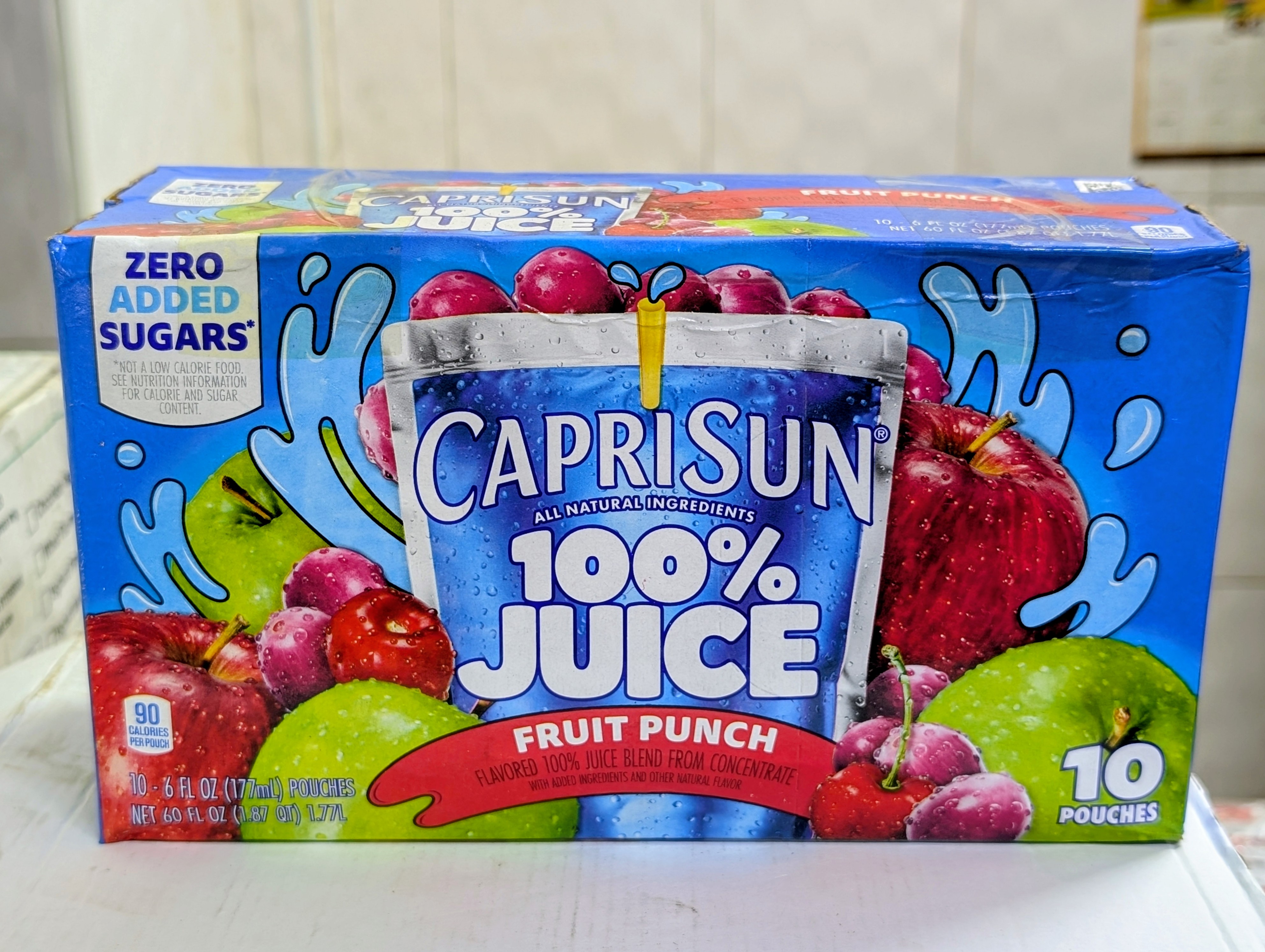 Capri Sun 100% Juice Fruit Punch