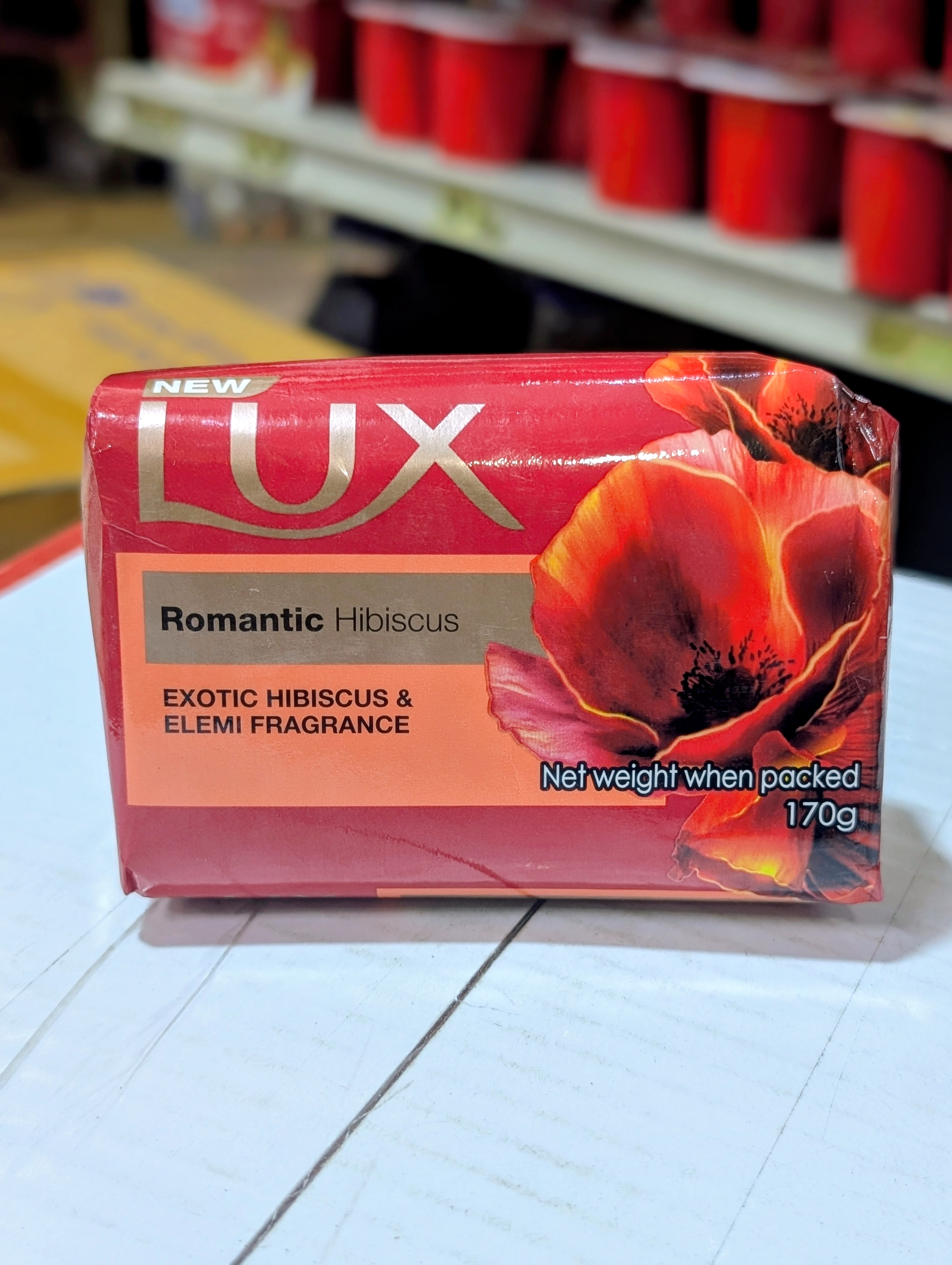 Lux Romantic Hibiscus Soap
