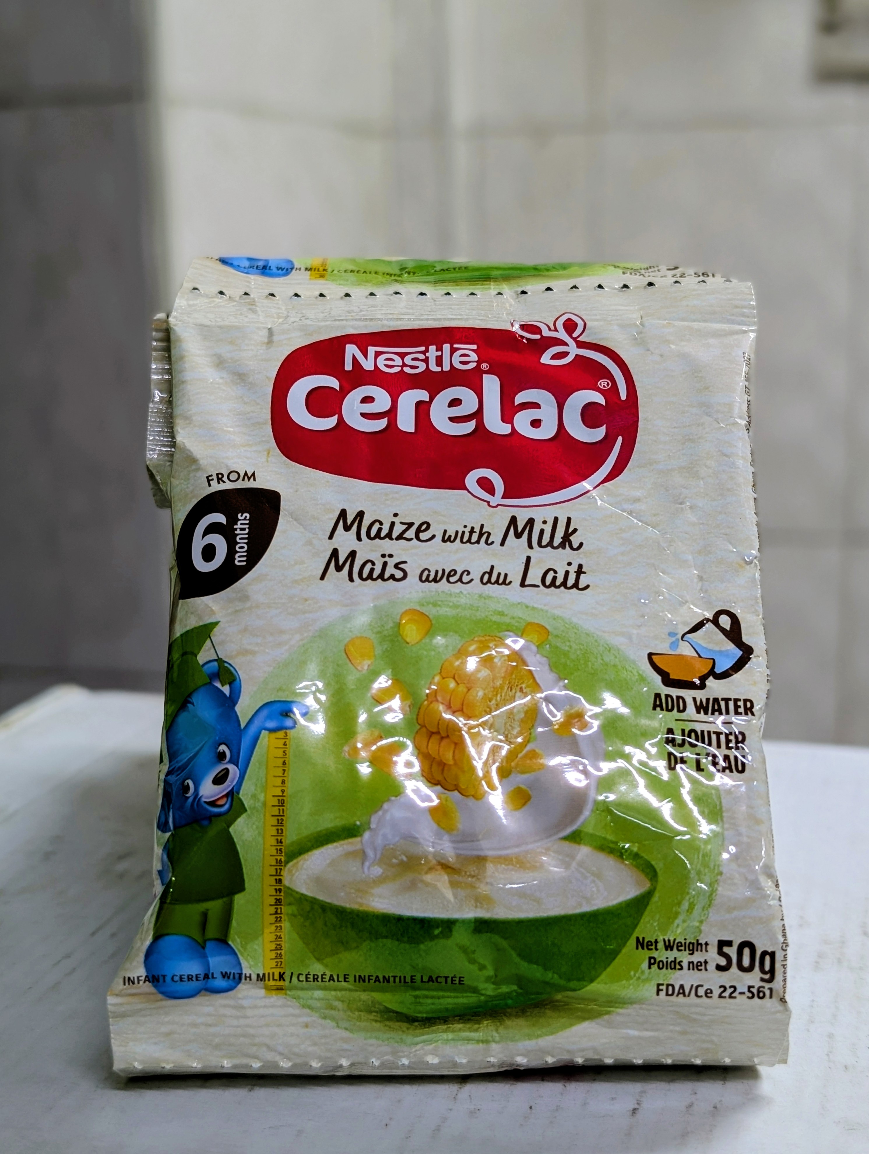 Nestlé Cerelac Maize with Milk x 10 sachets