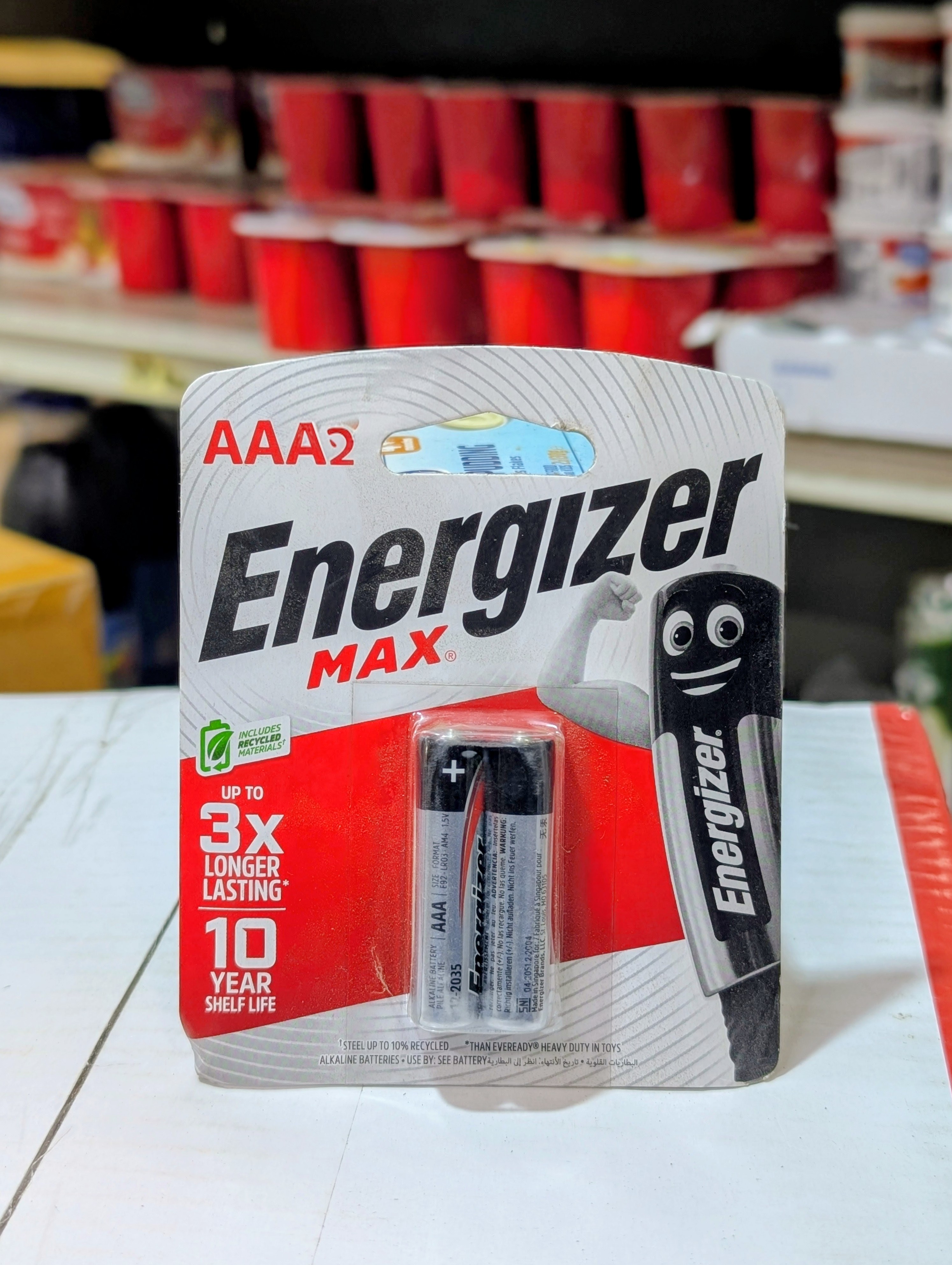 Energizer Max AAA Battery (2 Pack)