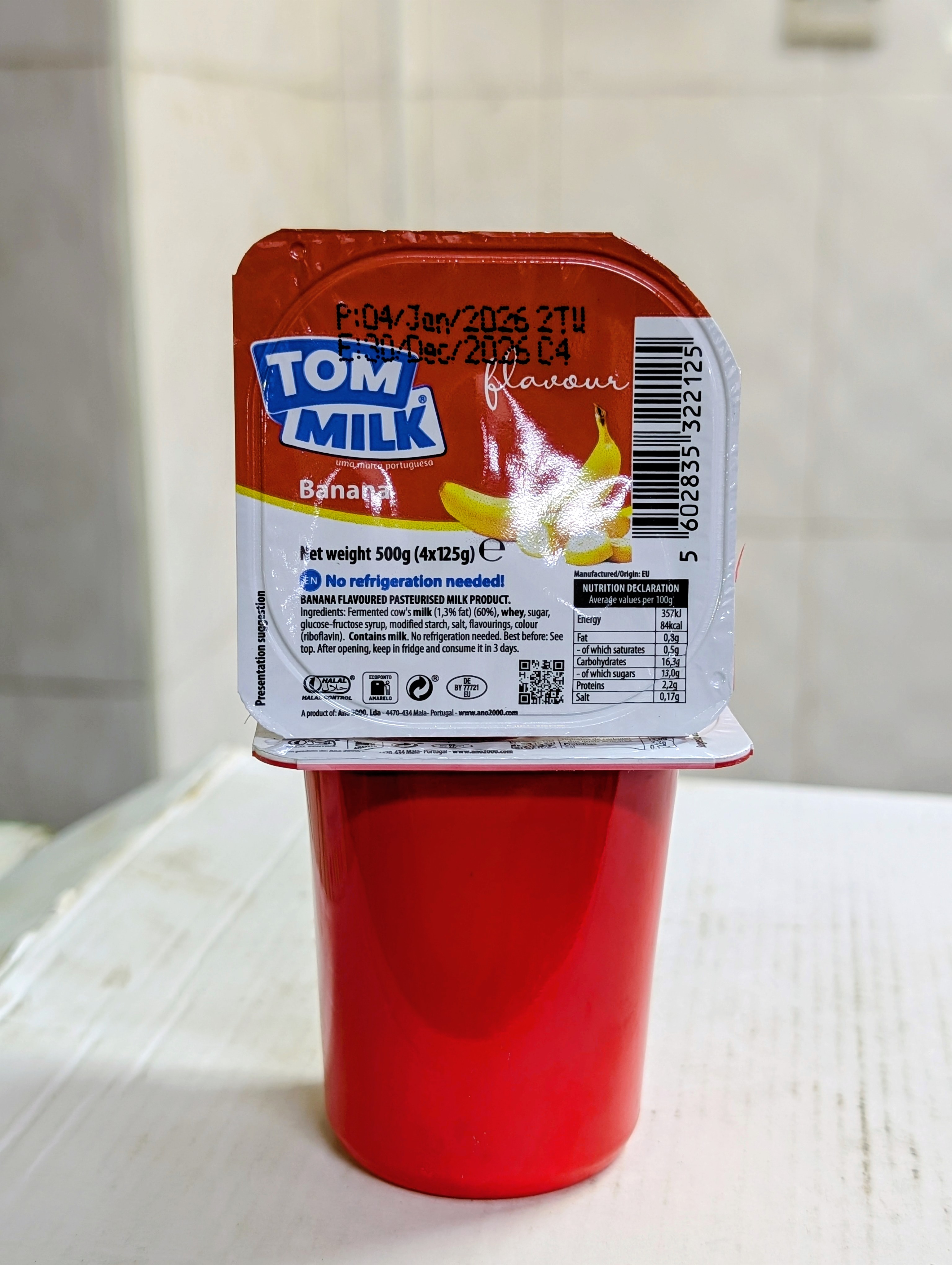 Tom Milk Banana Yogurt