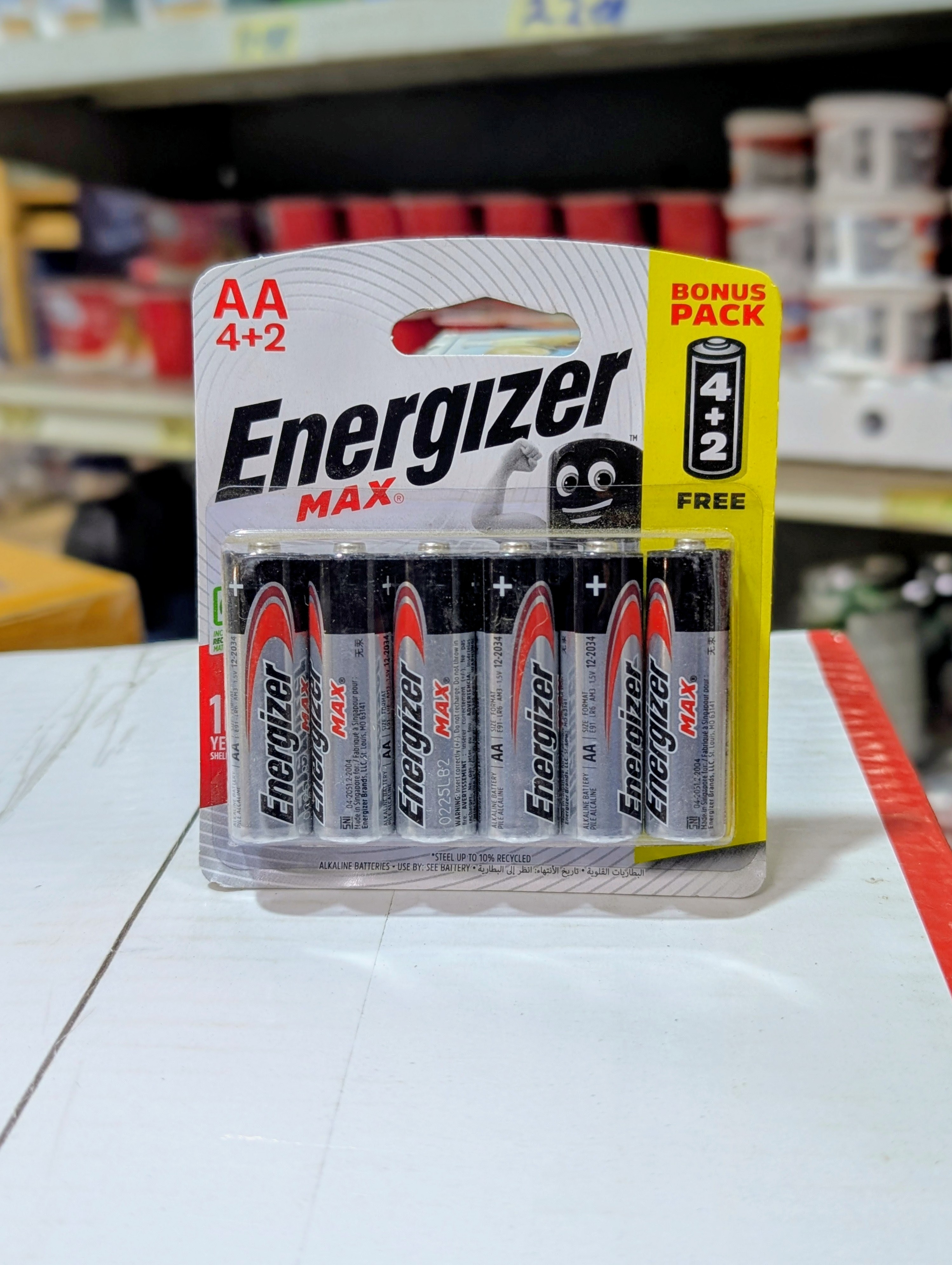 Energizer Max AA Batteries (6 Pack)