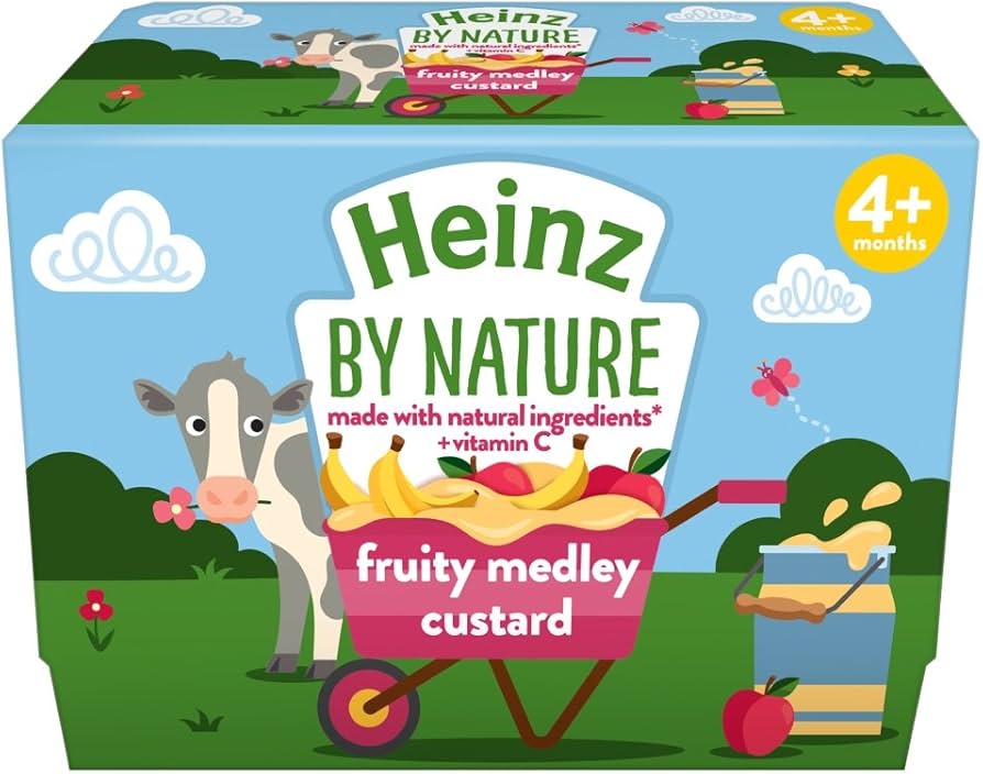 Heinz By Nature Fruity Medley Custard
