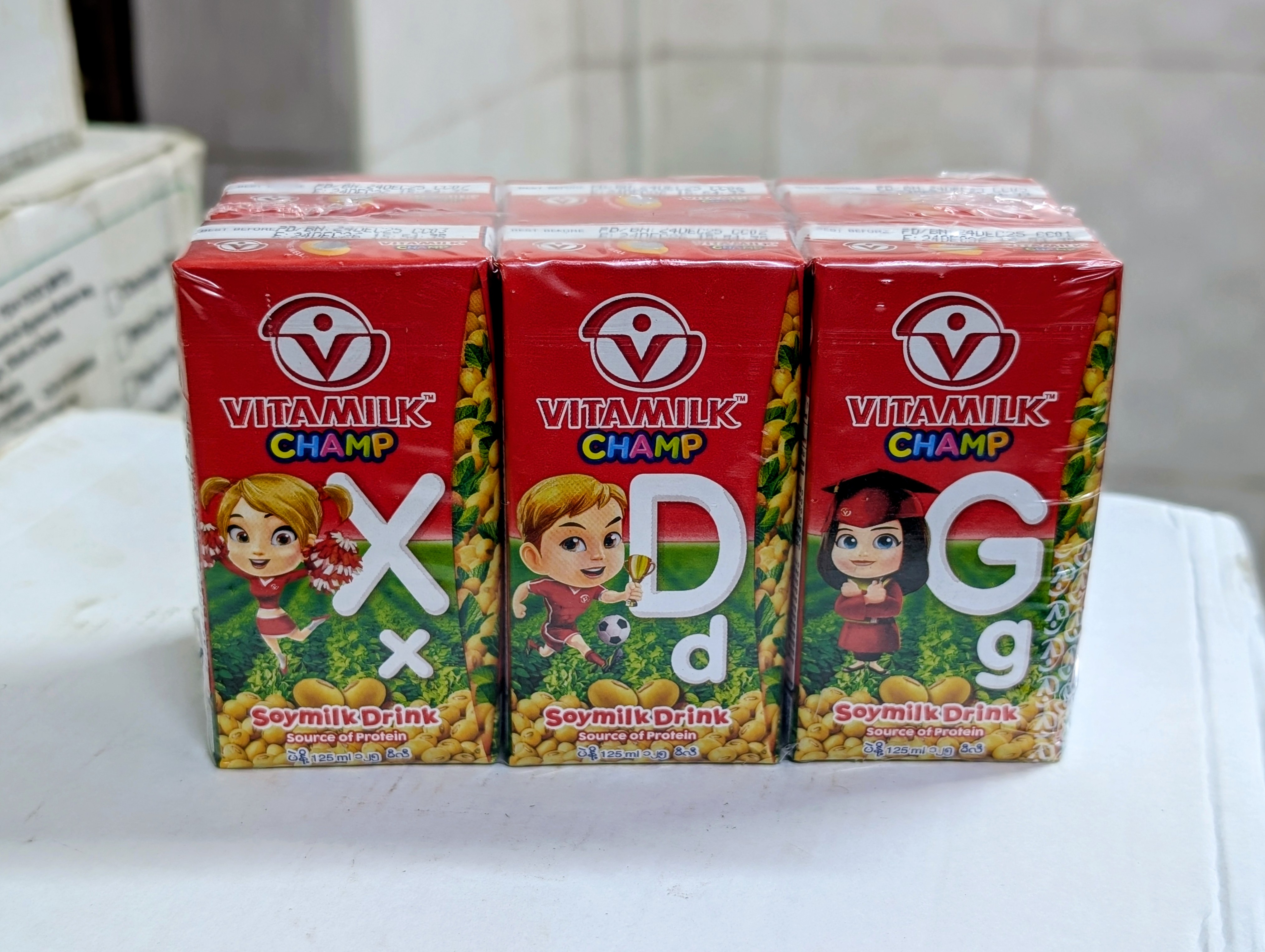 Vitamillk Champ Soymilk Drink 150ml x 6pcs