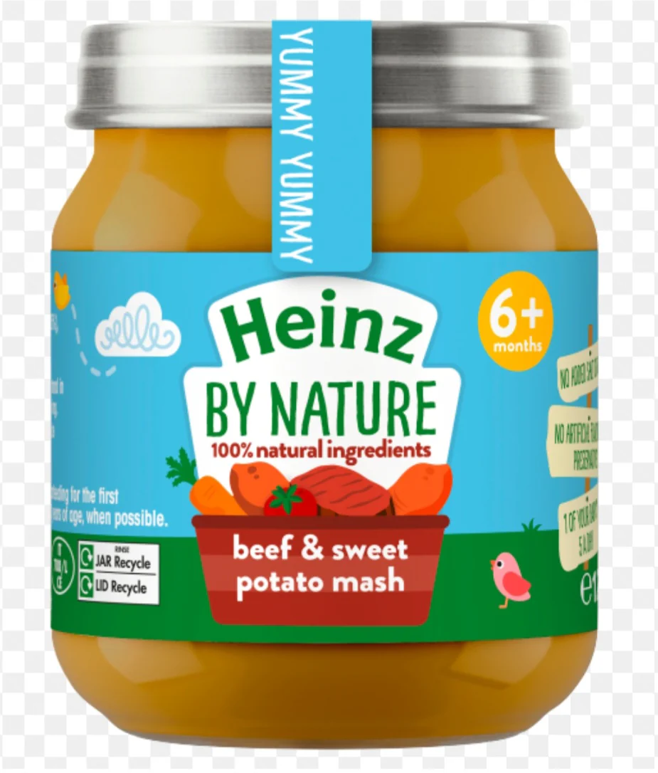 Heinz By Nature Beef & Sweet Potato Mash
