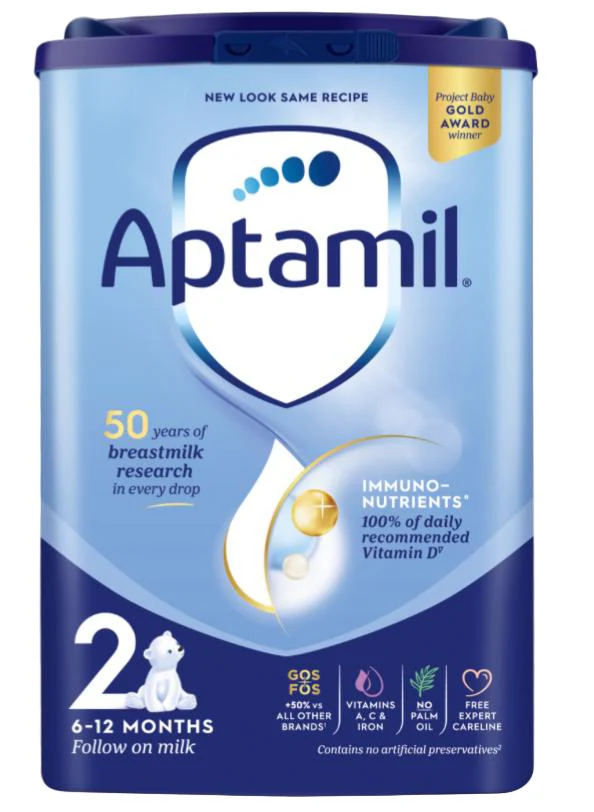 Aptamil 2 Follow On Milk 6-12 Months