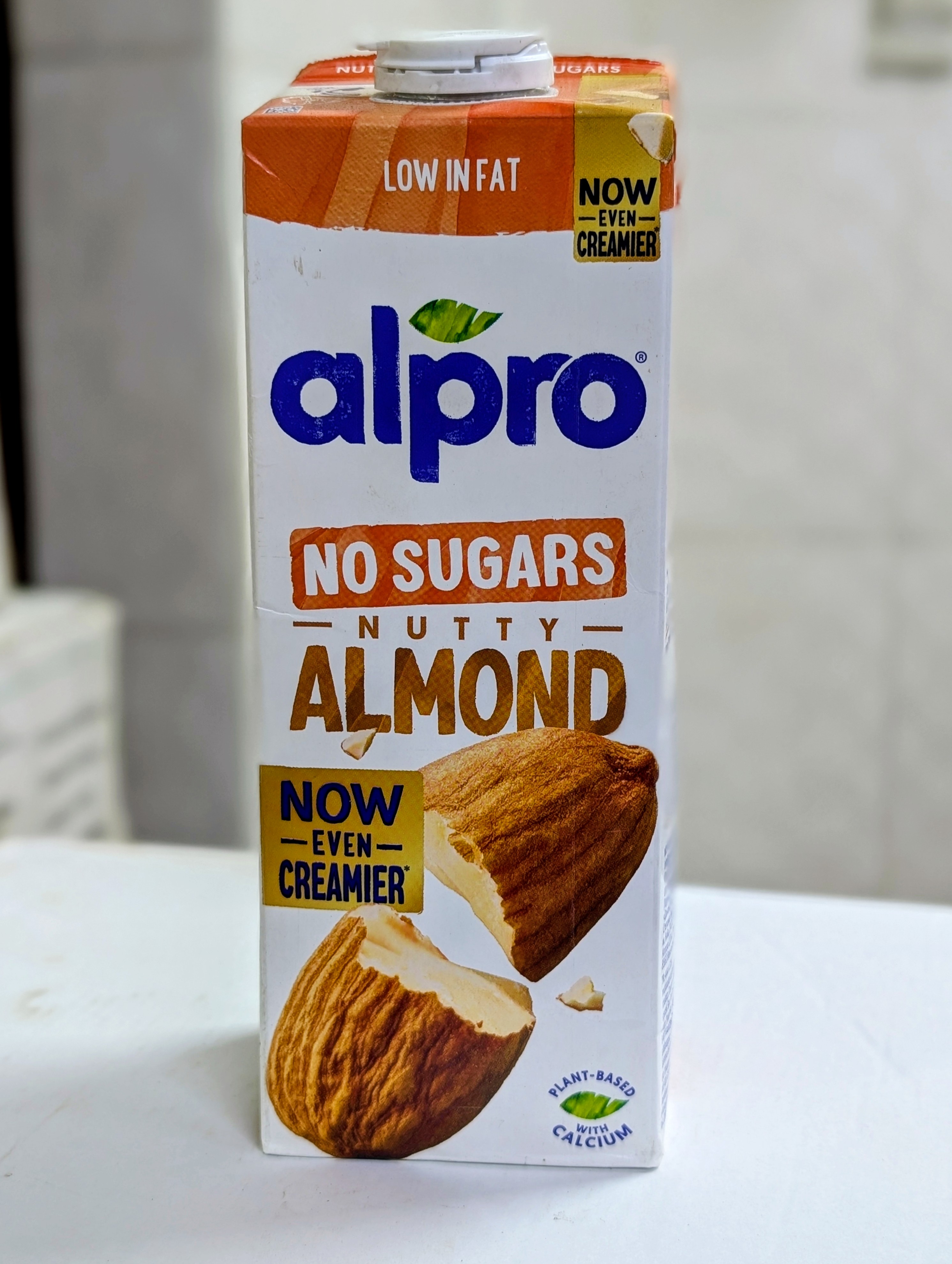 Alpro No Sugars Nutty Almond Milk 1Ltr
