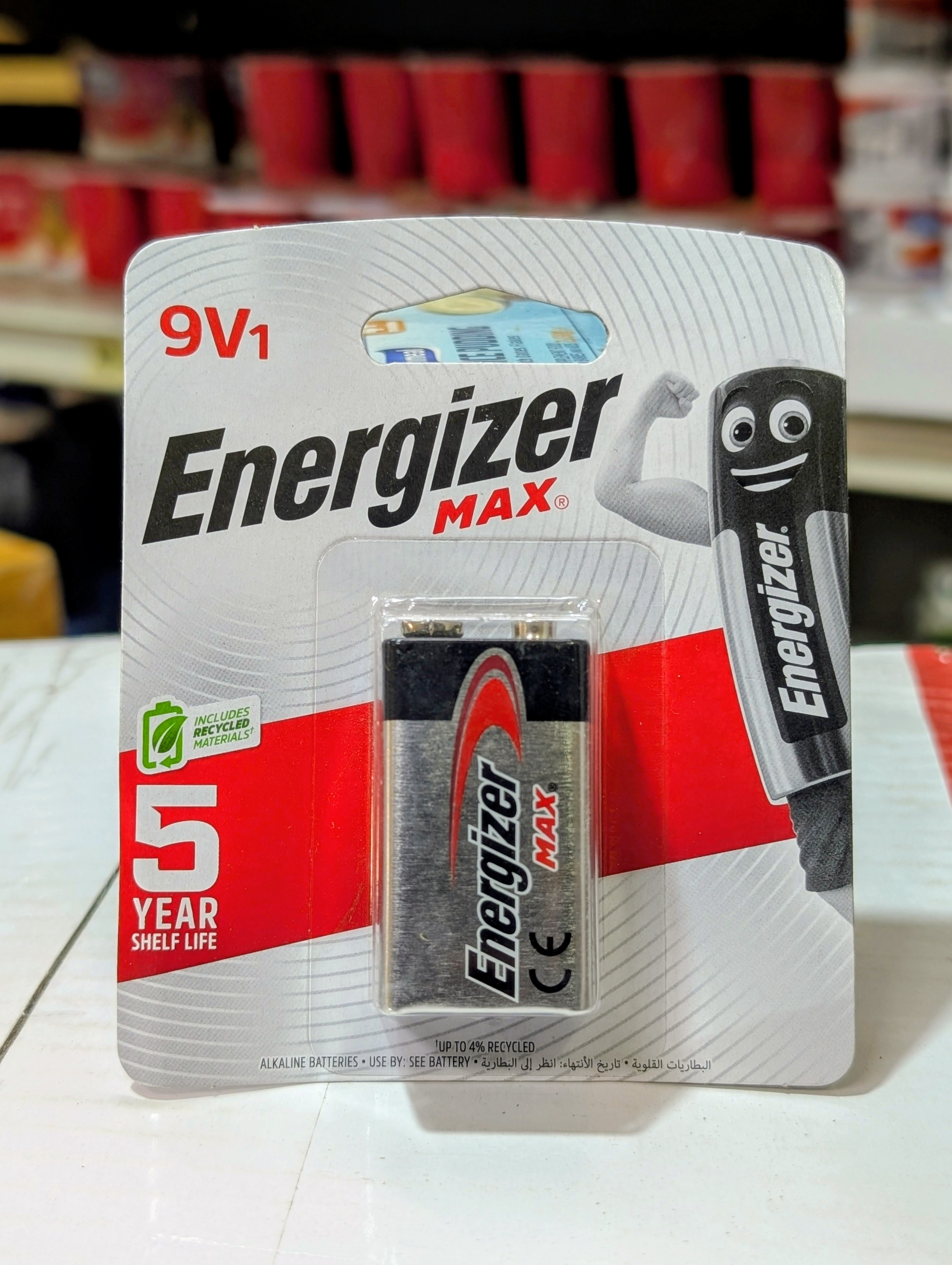 Energizer Max 9V Battery