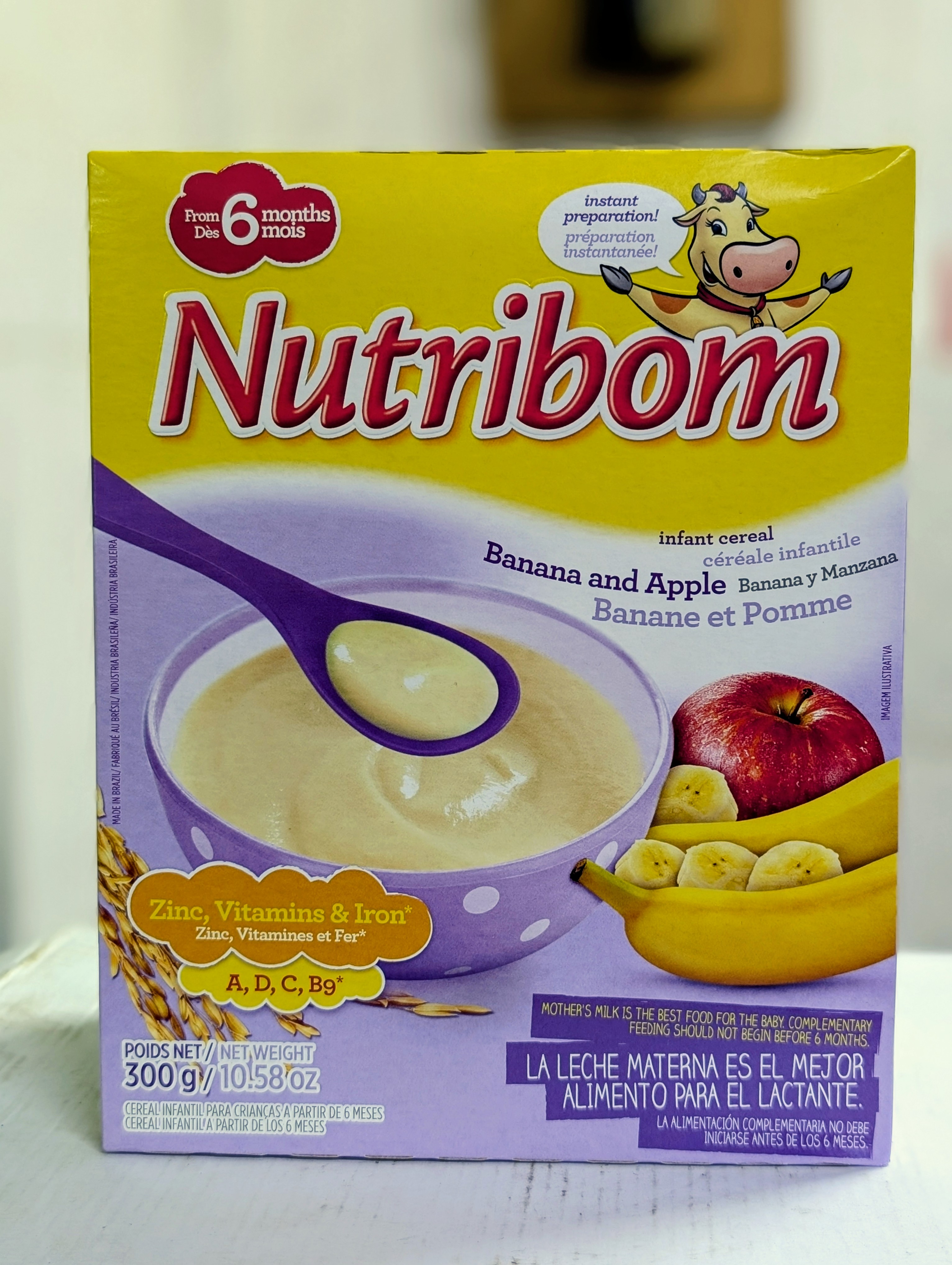 Nutribom Banana and Apple Infant Cereal