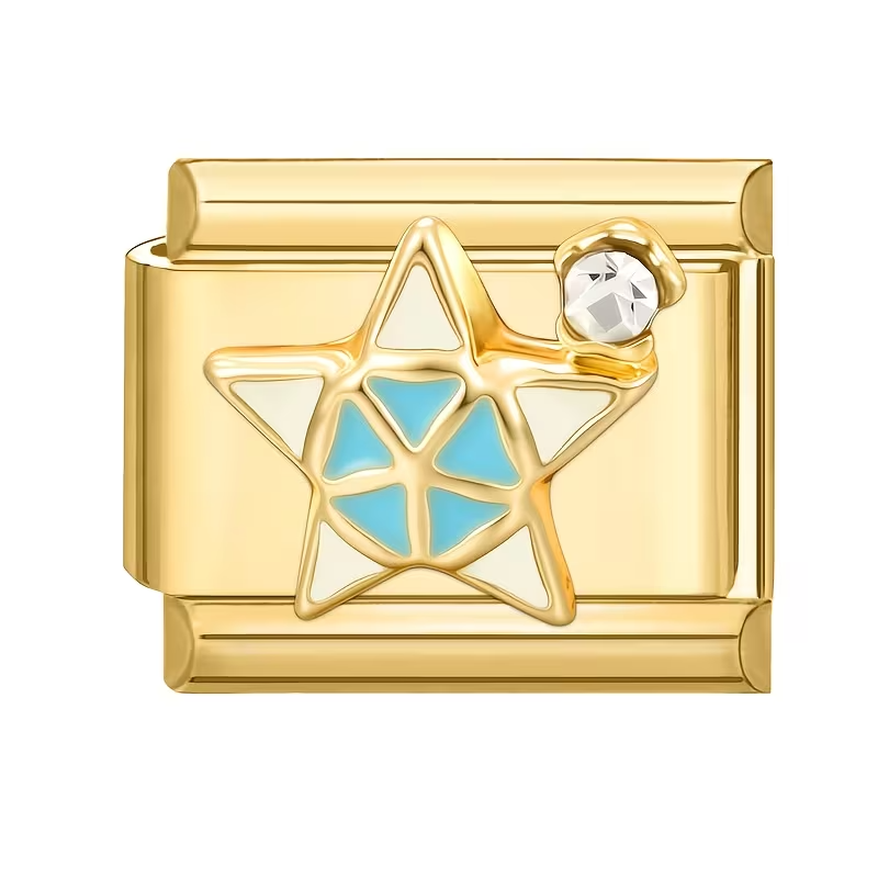 Charm étoile dorée