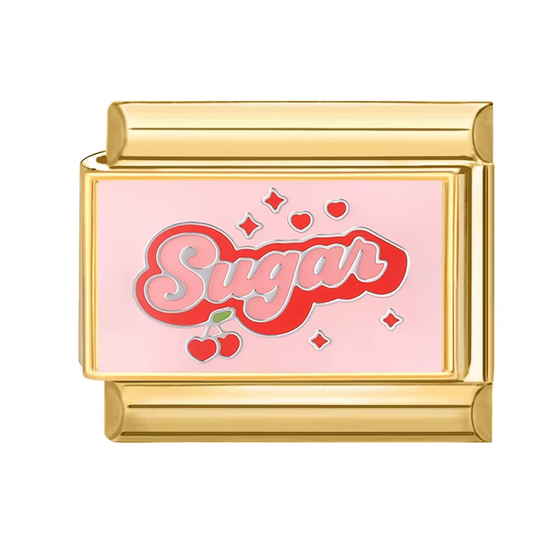 Charm "Sugar" doré