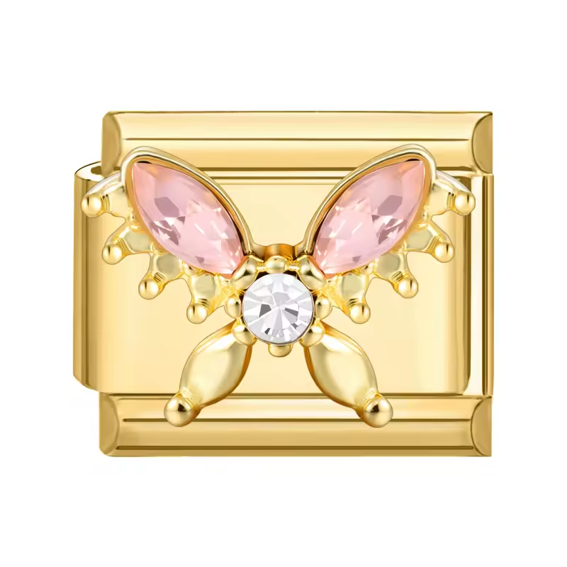Charm Papillon Doré