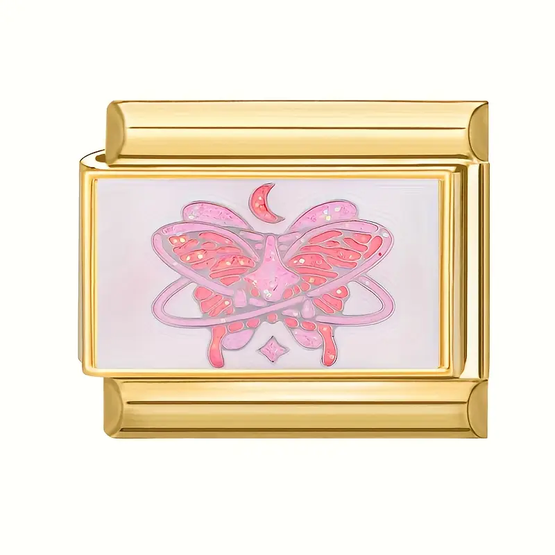 Charm Papillon Rose