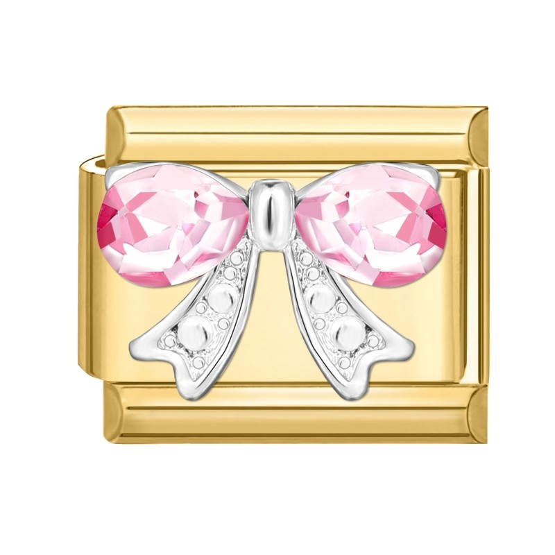 Charm Noeud Rose