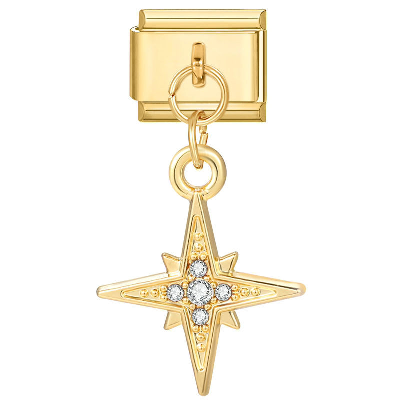 Charm pendentif étoile doré