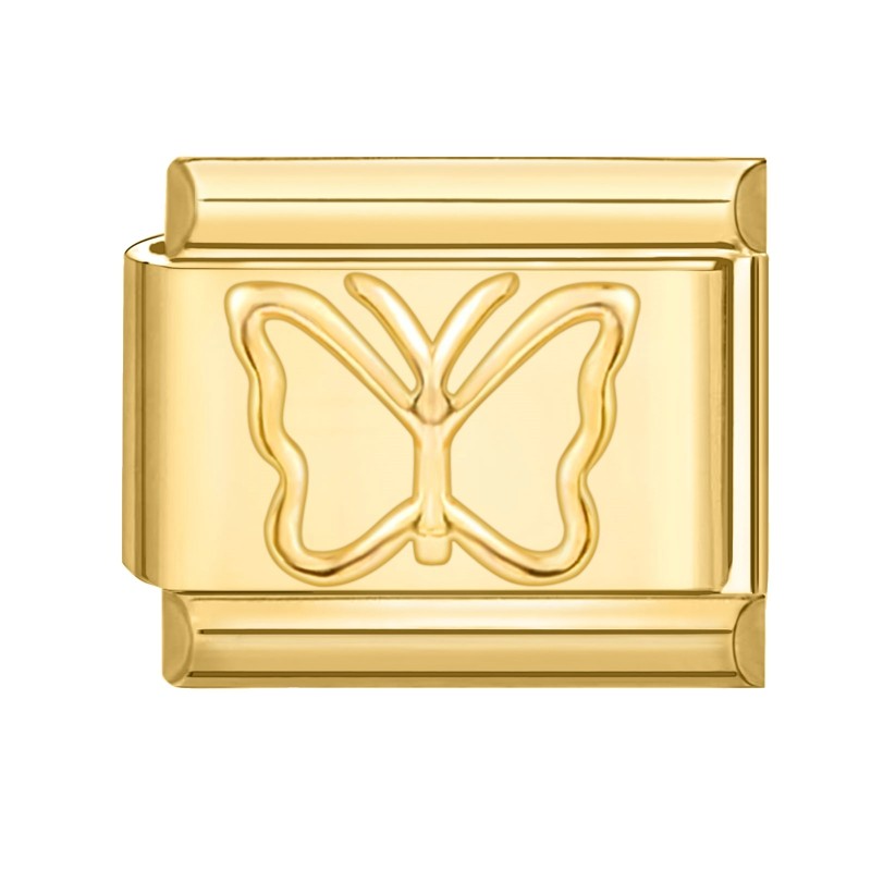 Charm Papillon Doré