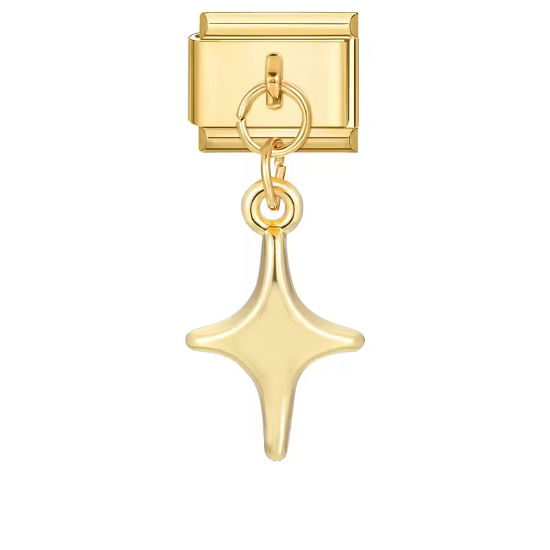 Charm étoile doré