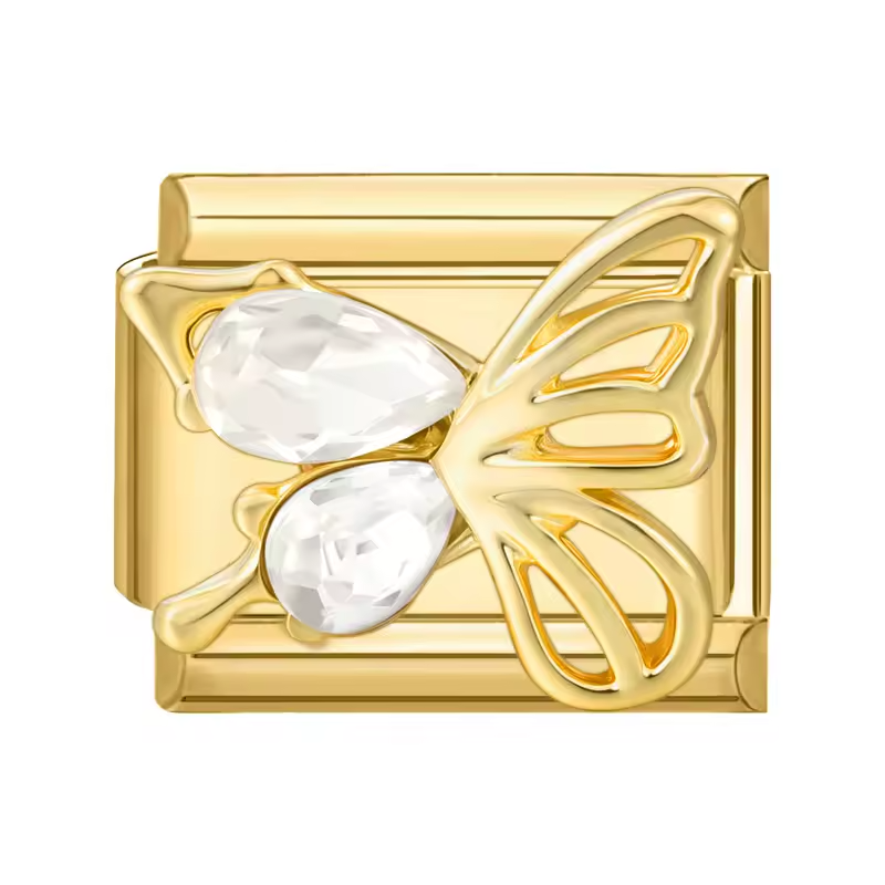 Charm Papillon doré