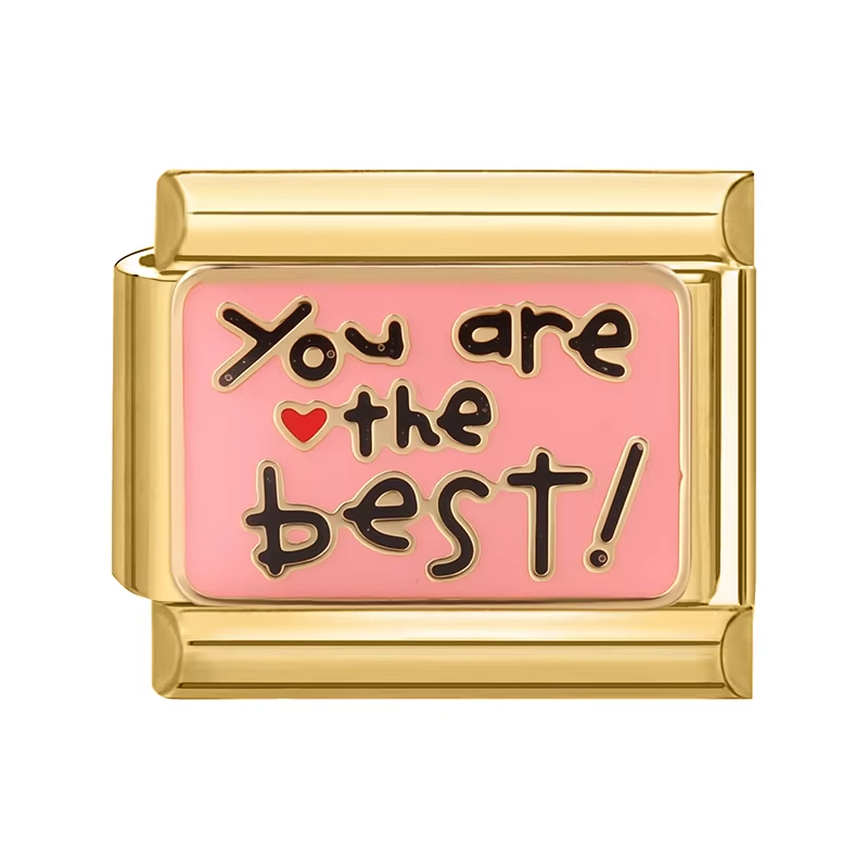 Charm en acier 'You are the best!'
