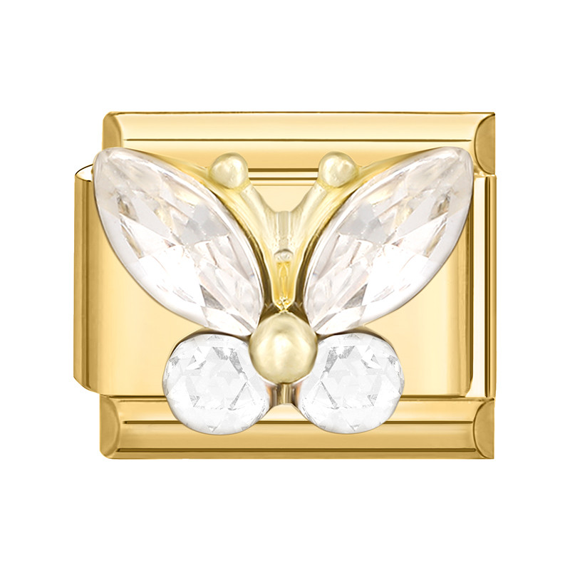 Charm Papillon doré