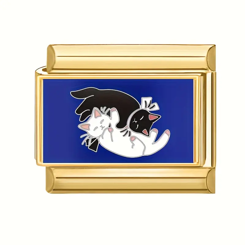 Charme chat doré