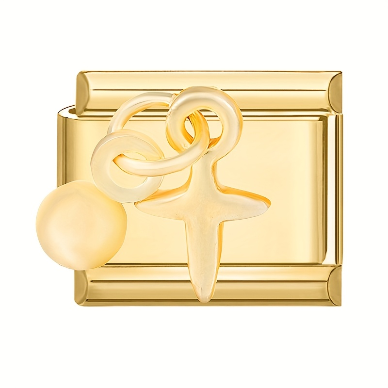 Charm croix doré