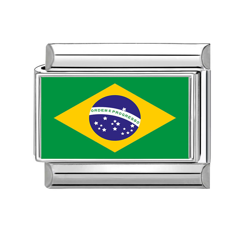 Charm drapeau Brésil