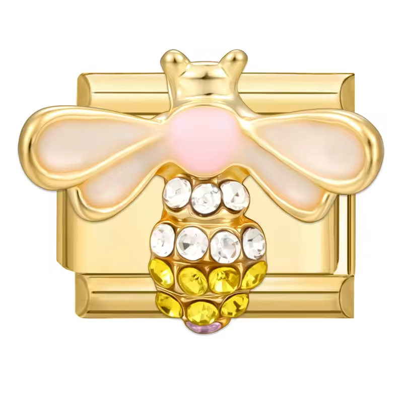 Charm abeille doré
