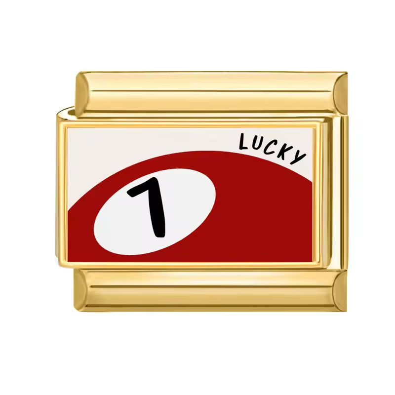 Charm numéro 7 porte-bonheur