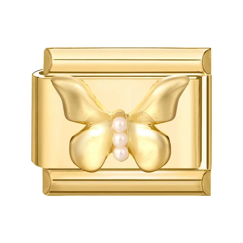 Charm Papillon Doré