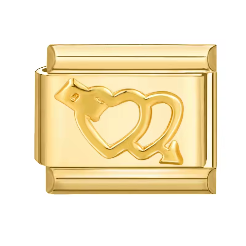 Charm coeur doré