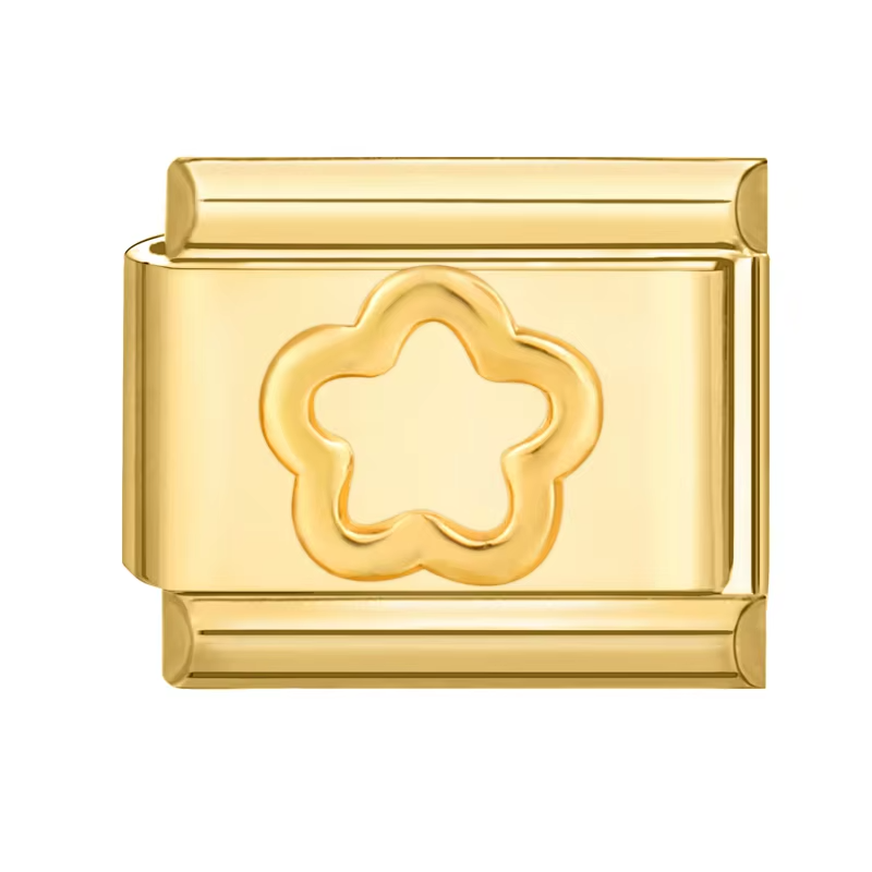 Charm Fleur Doré