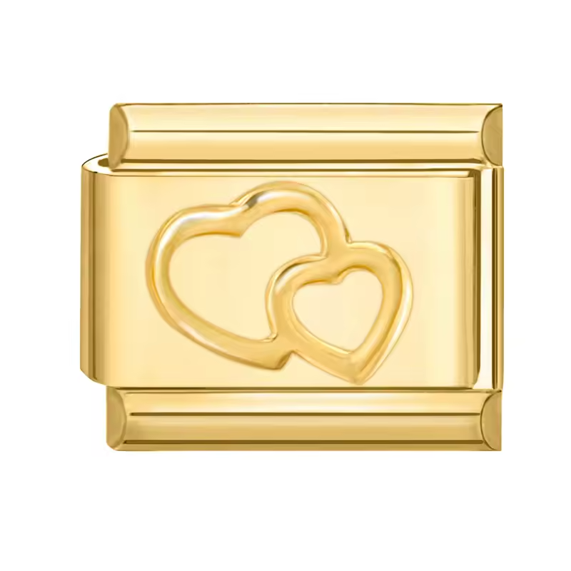 Charm cœur doré