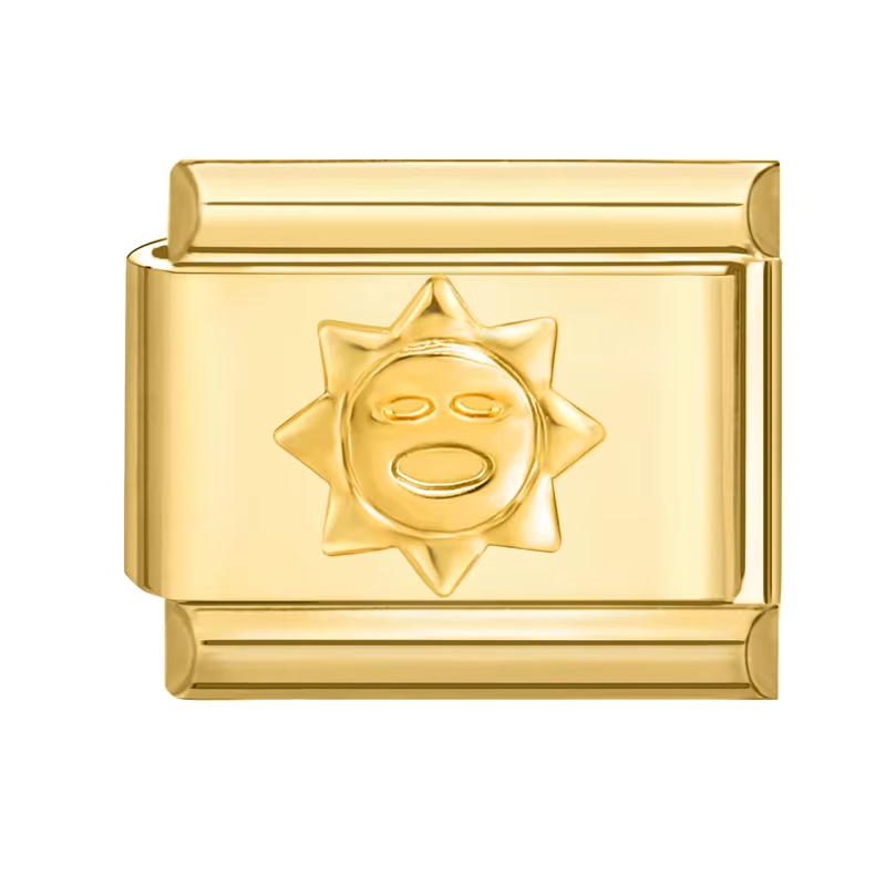 Charm soleil en or