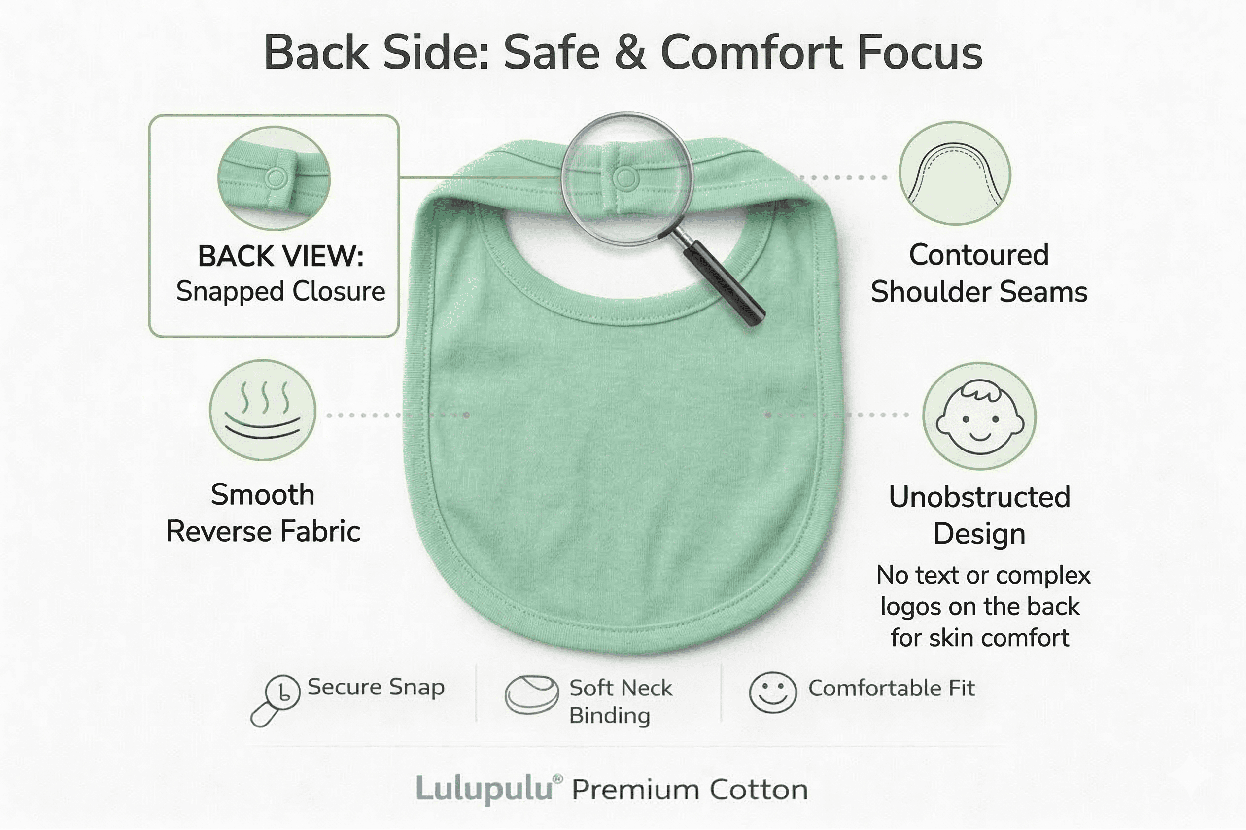 Soft Cotton Feeding Bib