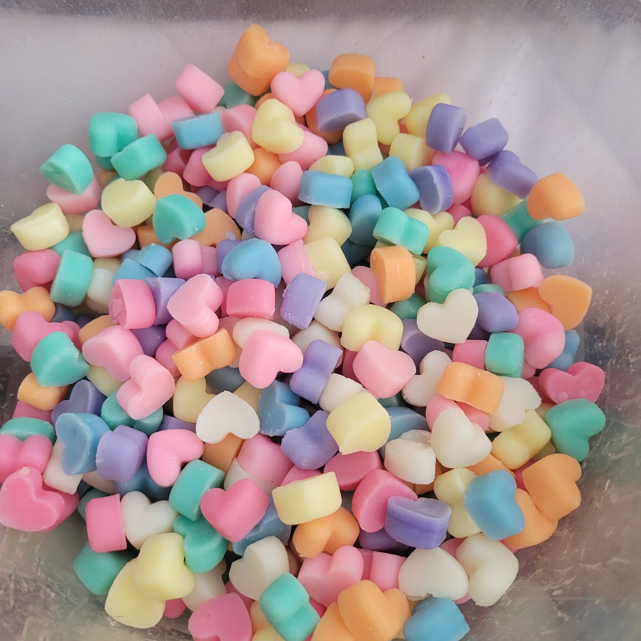 Rainbow Heart tallow nibs