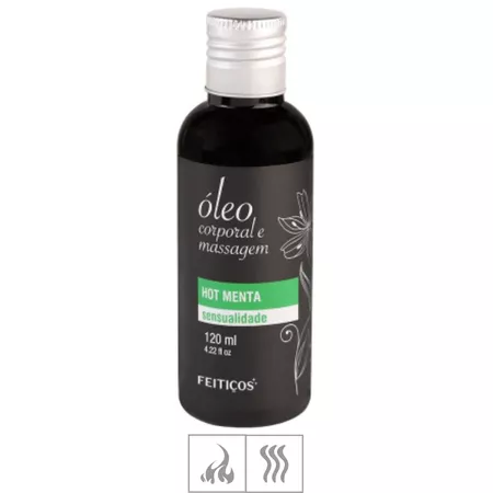 Óleo Corporal e de Massagem Hot Menta
