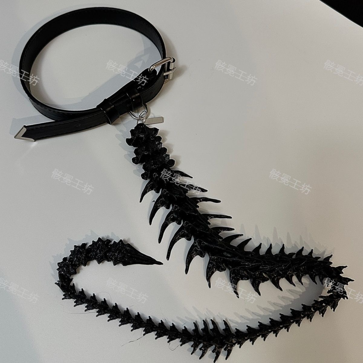Black Spiked Choker