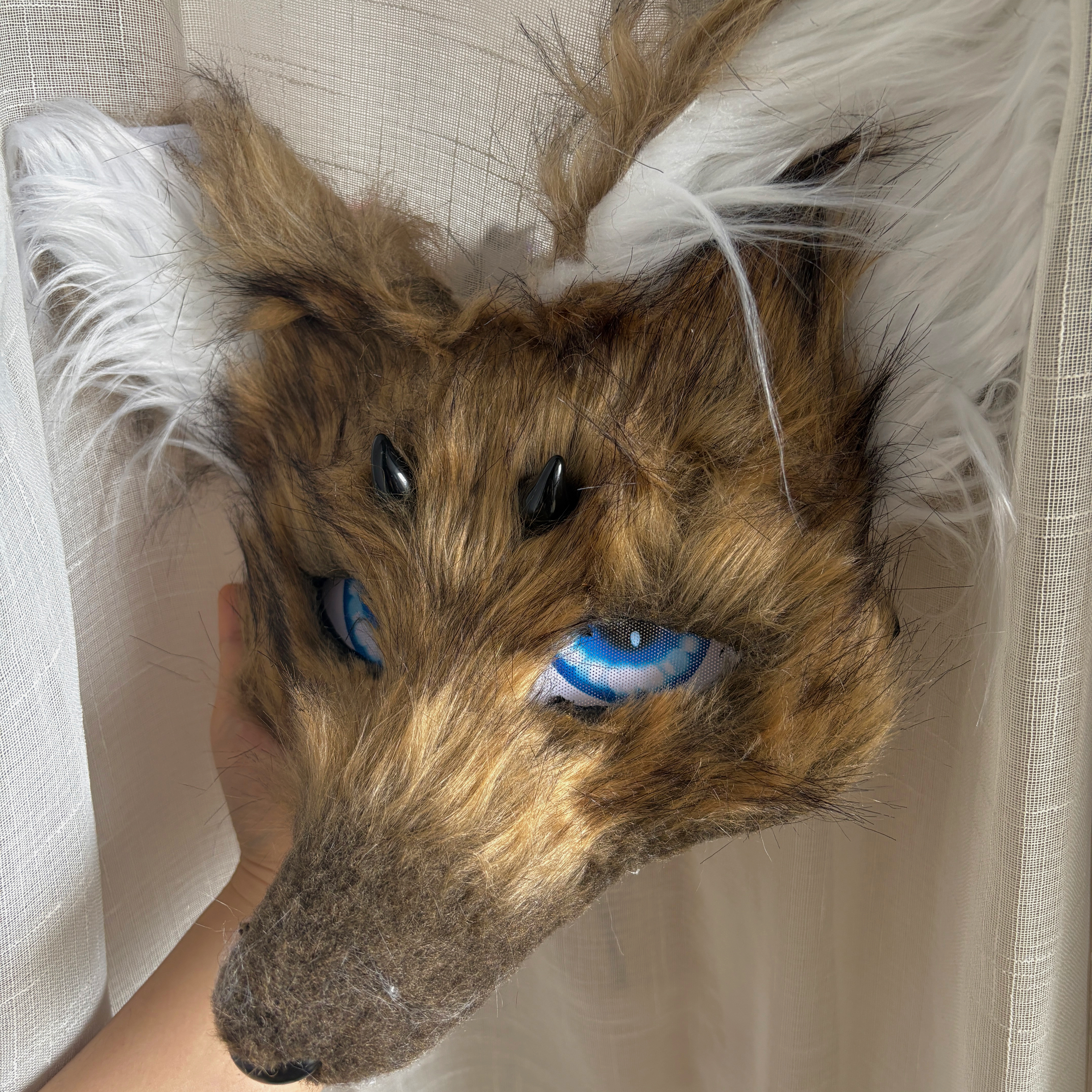 Fantasy Wolf Fursuit Head Mask