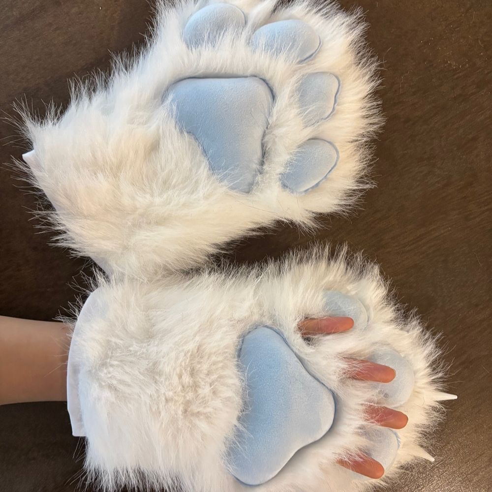 Paw Fingerless Gloves