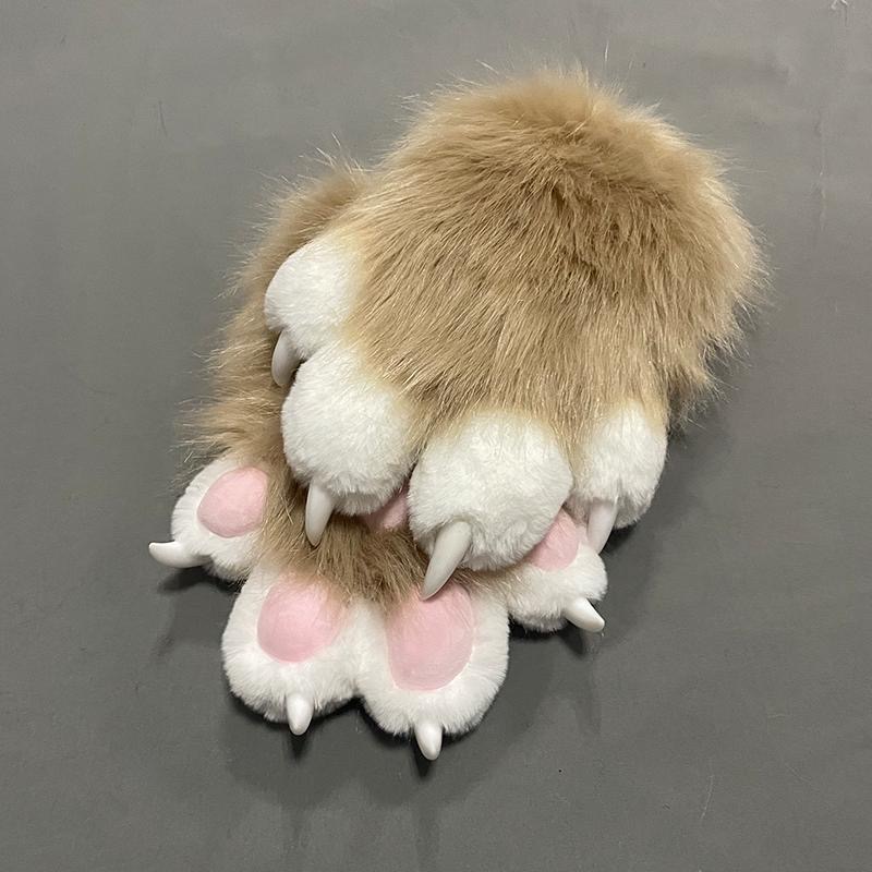 Faux Fur Faw Gloves