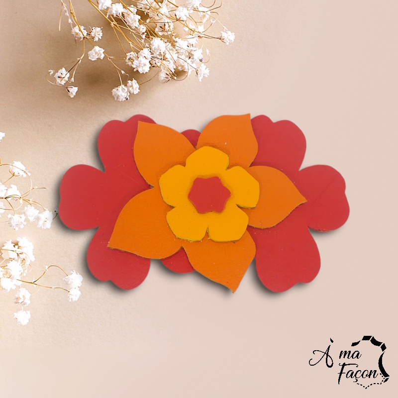 Barrette fleur