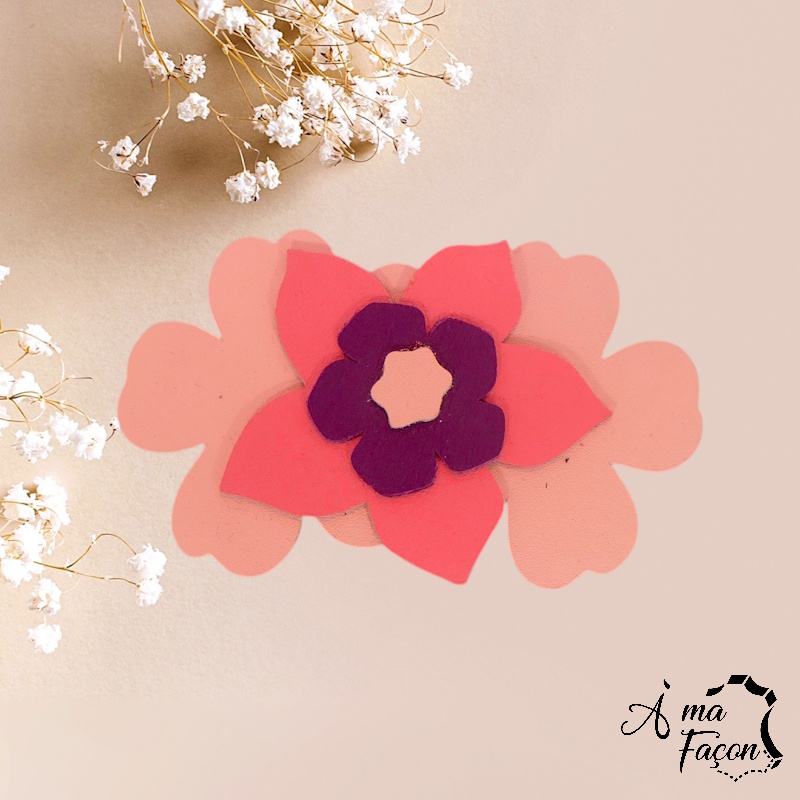 Barrette fleur