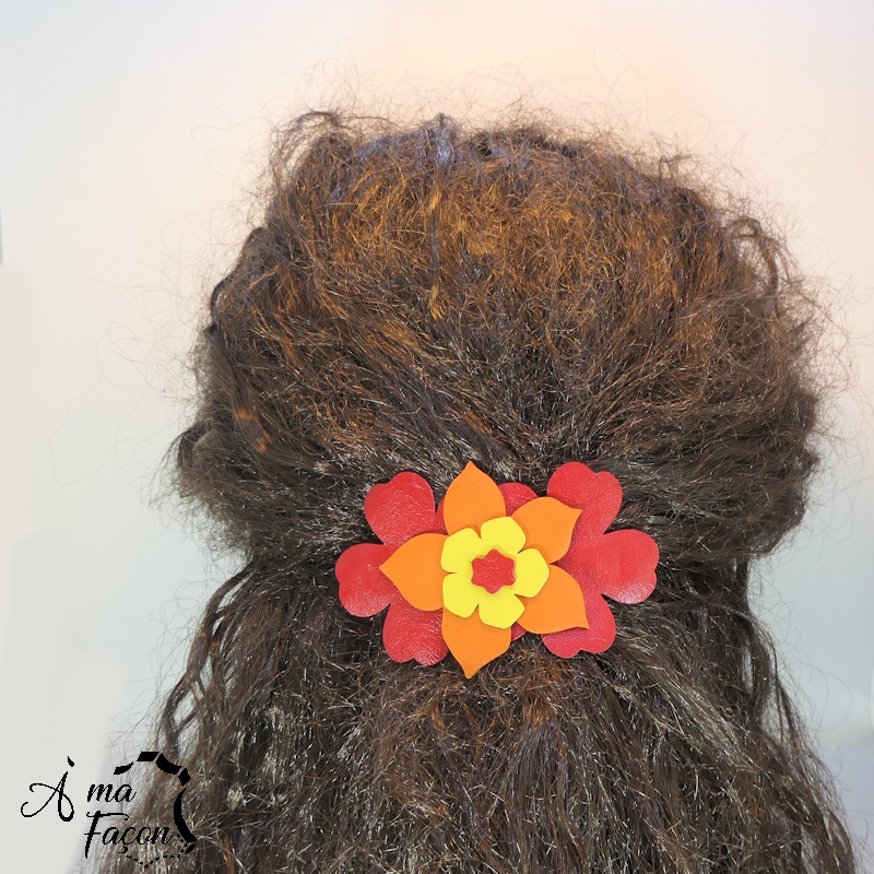 Barrette fleur