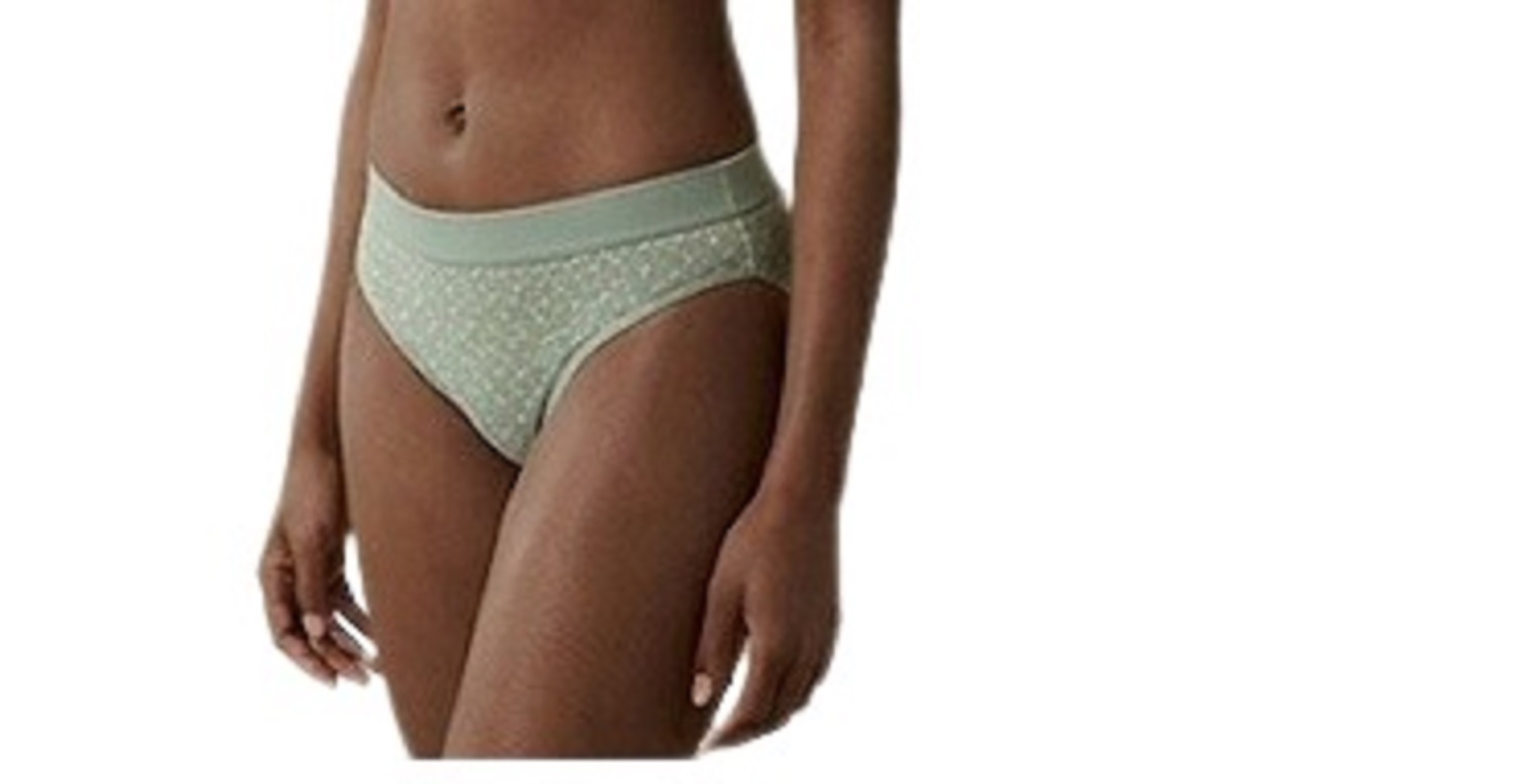 Fancy Dhaage Women’s Cotton Printed Panty | Soft & Breathable Bikini Brief | Everyday Comfort | Sage Green