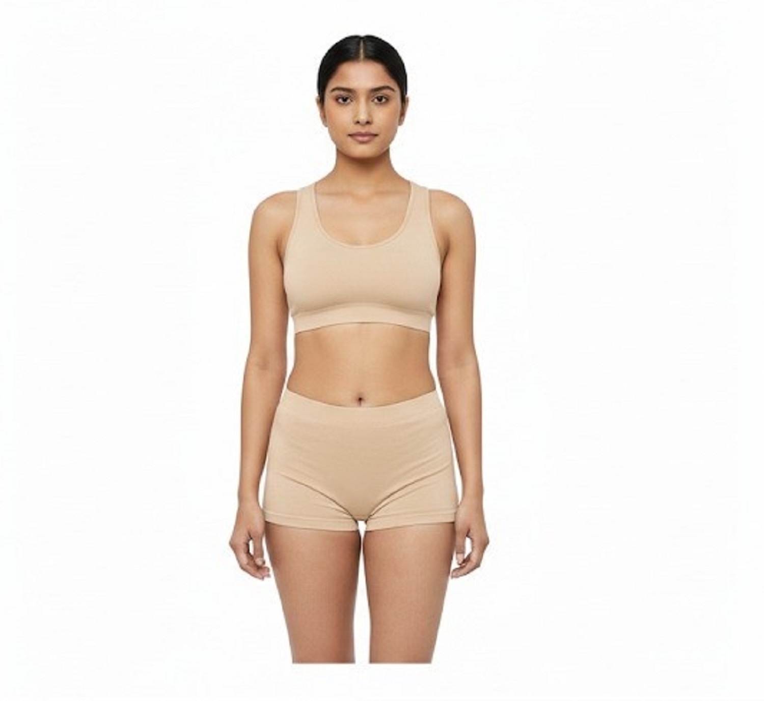 Seamless Sports  Bra & Shorts Set